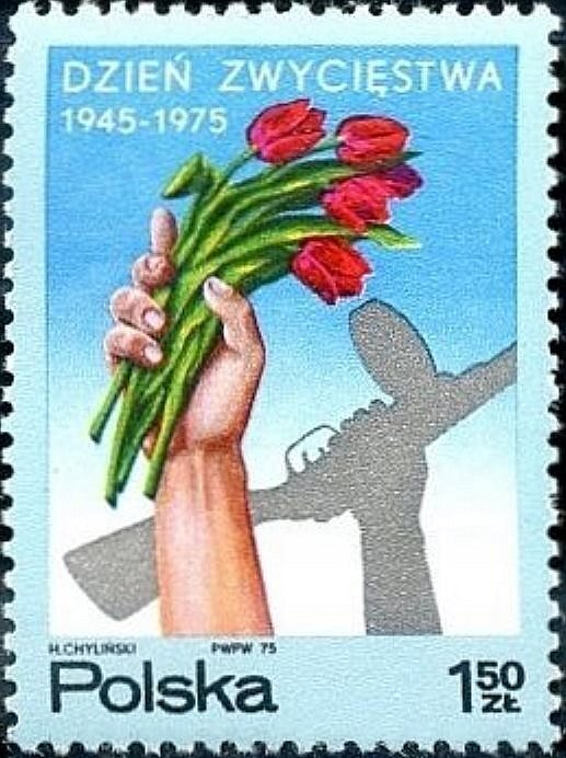 Poland 1975 MNH Stamps Scott 2095 Second World War II Victory Flowers