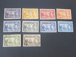 St Helena 1938 Sc 118,119A,120-24 FU