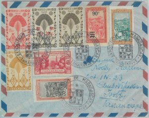 81070 -  MADAGASCAR - POSTAL HISTORY - COVER with special TANATARIVE  mark 1952