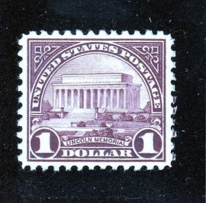 US 571 $1 Lincoln Memorial Mint VF-XF OG H SCV $35