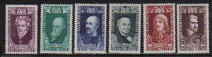 France MNH sc# B426-B431 Famous People