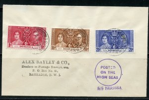 Dominica # 94-96, on cover