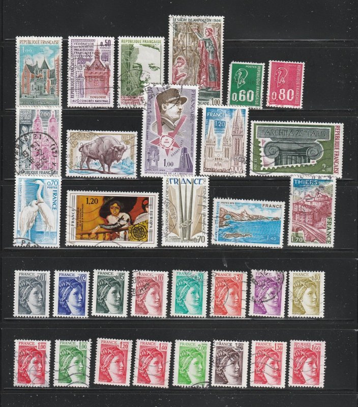 France Collection D - 4 Scans - All the stamps are in the scans.