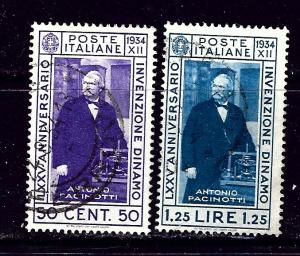 Italy 322-23 Used 1934 set