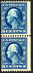 U.S. #351 MINT PAIR OG LH