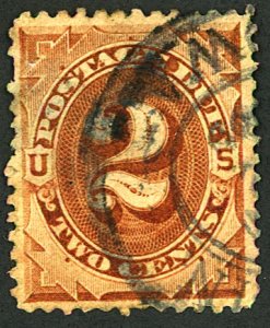 U.S. #J2 USED THIN