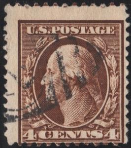 SC#334 4¢ Washington (1908) Used