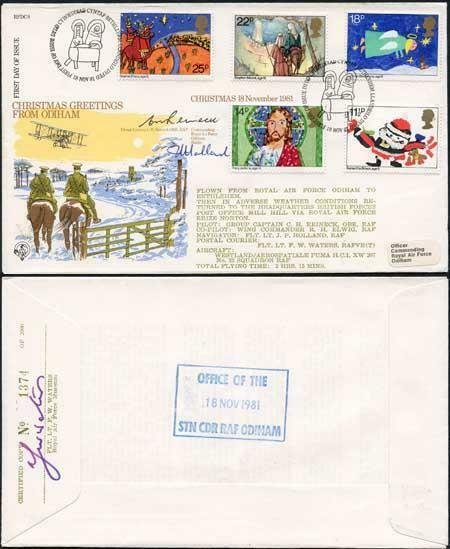 RFDC8 Christmas Signed by Puma Navigator and C.H. Reineck (B)