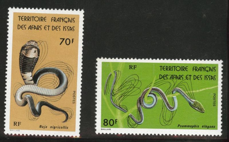 Afars and Issas Scott 430-421 MNH** Snake set