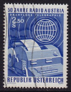 Austria - 1974 - Scott #979 - used - Telex