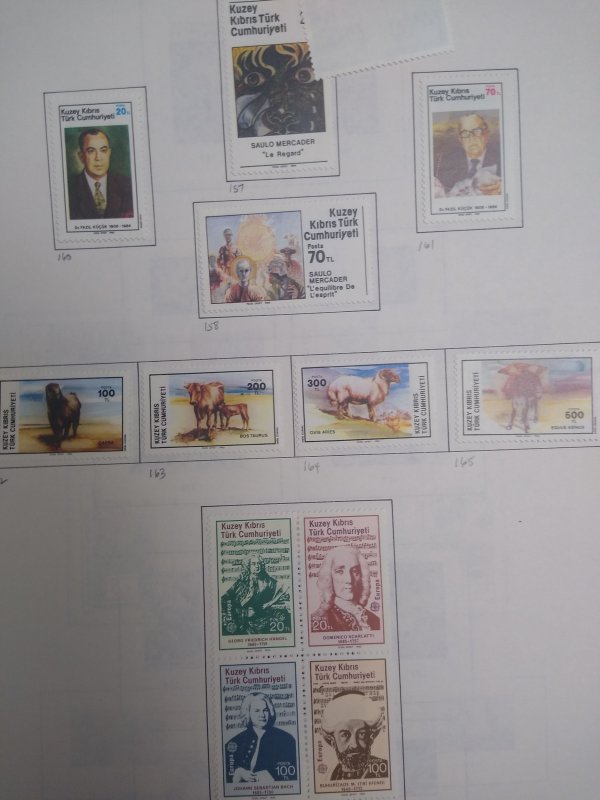 collection on pages Turkish Cyprus PS: CV $190
