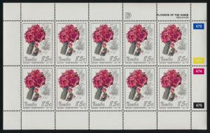 Namibia 762-5 Sheets MNH Flowers