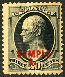 U.S. #SAMPLE MINT OG HR 