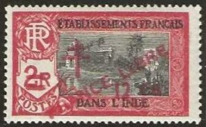 French India, Sc. 203,  mint, hinged. 1943. (F606b)