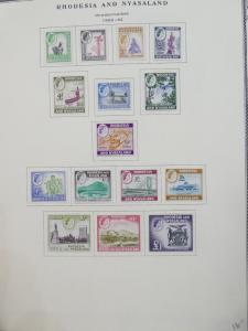 EDW1949SELL : RHODESIA Comprehensive Mint & Used collection on pages. Cat $2734