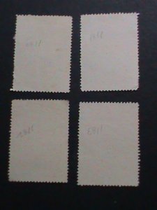 ​CUBA -1966 VERY OLD STAMPS-CHRISTMAS STAMPS-LOVELY FLOWERS-USED VERY FINE