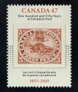 CANADA Scott 1900  Stamp on stamp stamp