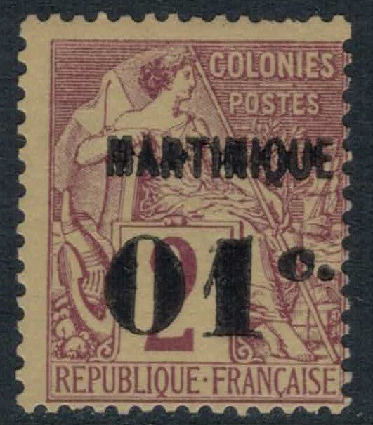Martinique #9*  CV $4.75