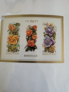 Stamps Bhutan Scott #155H never hinged