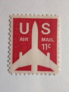 SCOTT #C78 SINGLE AIR MAIL ELEVEN CENTS BEAUTIFUL JET AIRLINER