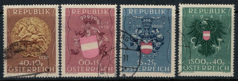 Austria #B264-7  CV $37.50