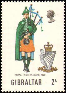 Gibraltar #234-237, Complete Set(4), Never Hinged