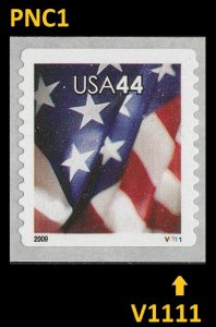 US 4395 Old Glory 44c PNC1 V1111 MNH 2009