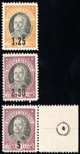 San Marino Stamps # 104-6 MNH VF Scott Value $220.00