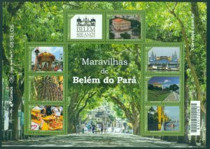 Brazil 2016 The 400th Anniversary of the City of Belém MS MUH (XL Shipping)