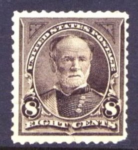 #272 VF-XF MNH OG-8¢ General Sherman-1895 (REM #272-202)