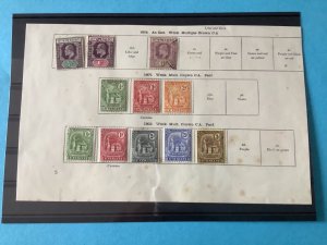 St Vincent Mounted Mint or Used  Stamps R46225