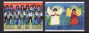 Nauru-Sc#146-9- id9- unused NH set-Christmas-1976-