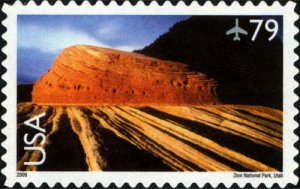 2009 79c Zion National Park, Utah Scott C146 Mint F/VF NH