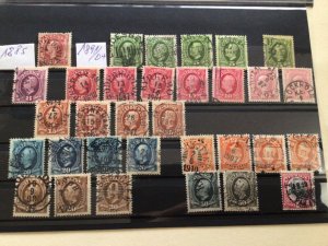 Sweden 1885 to 1904 used stamps A12934