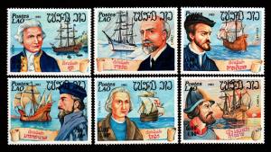 Laos # 487-492 Mint Explorers!