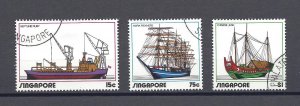 SINGAPORE 1972 SG 185/87 USED Cat £14