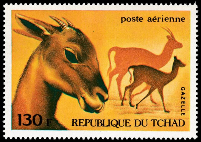 Chad 1972 Imperf. Mammals 1972 Complete No. 522-527 Bl A37-E37 / 38-