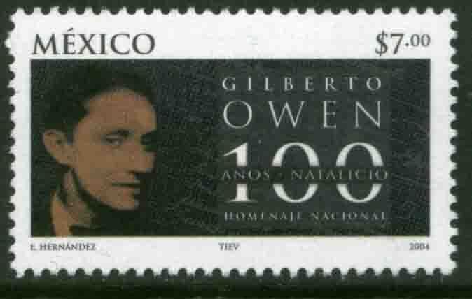 MEXICO 2352, Gilberto Owen, Poet, Centenary of his Birth. MINT, NH. VF.