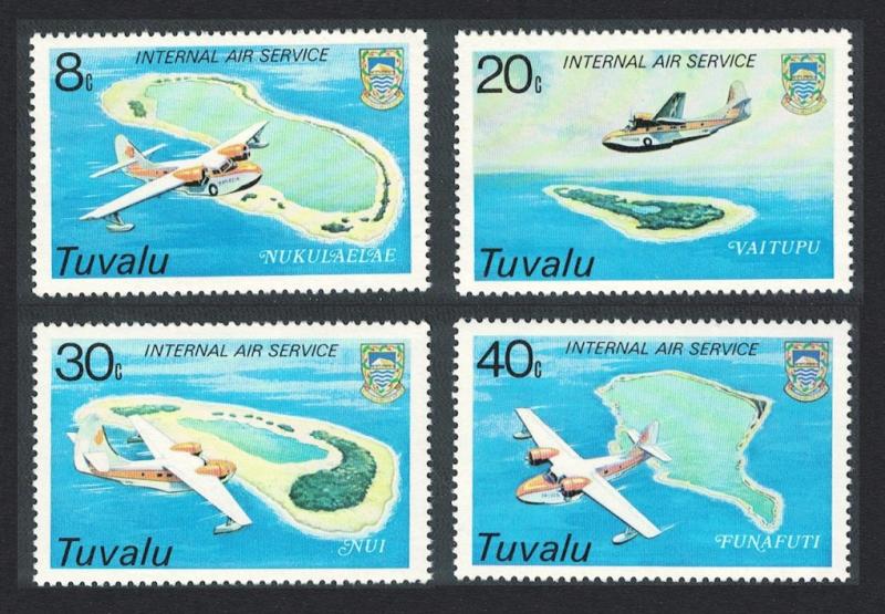 Tuvalu Airplanes Internal Service 4v 1979 MNH SG#127-130