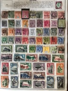 Ceylon - See description and 3 scans - Hi CV