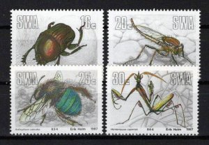 South West Africa 582-585 MNH Insects Beetles ZAYIX 0424S0166M