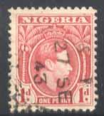 Nigeria ~ #54 ~ George VI ~ Used