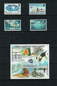 British Antarctic Territory: 1996 The Scientific Research Committee , MNH + M/S