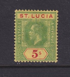 St. Lucia, Scott 72 (SG 88), MNG (no gum)