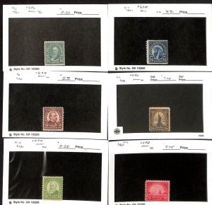 United States, Postage Stamp, #692-696, 698 Mint LH, 1931 (B66)
