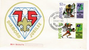 Nevis 1985 Sc 447, 455 FDC