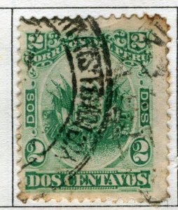 PERU;  1870s early classic  issue fine used 2c. value