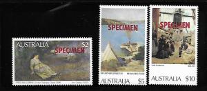 AUSTRALIA 575, 578, 579 MNH HIGH VALUES SPECIMENS