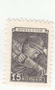 Russia - Scott #1343 - 15k Gray Black - MNH