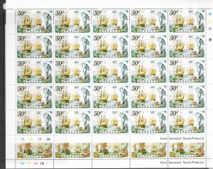 Barbuda 209-12 MNH sheets of 25, cpl set. vf see desc. 2020 CV$112.50